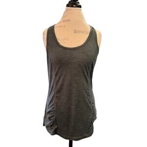 Gaiam Women’s Strength Athletic Keyhole Green/Gray Tank Top Size Med EUC